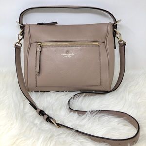 Kate Spade Taupe / Tan Crossbody Purse